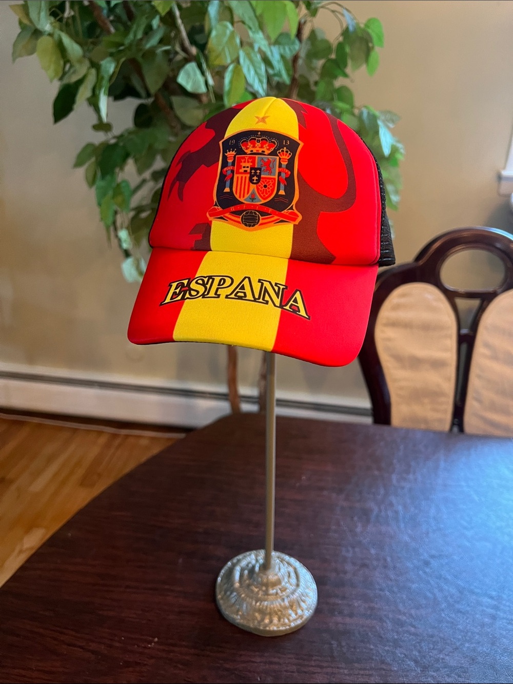 Kids España Tricolor Baseball Cap - Red & Yellow